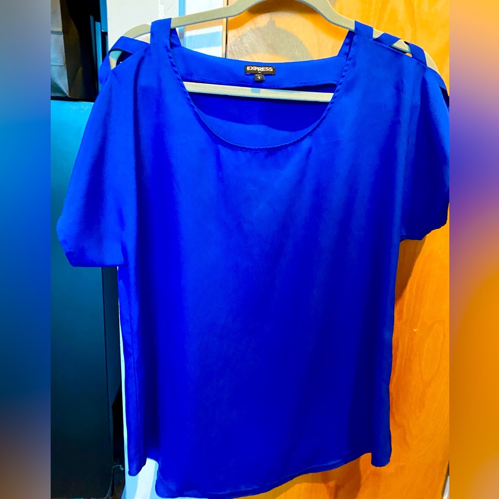 Royal blue Express shirt